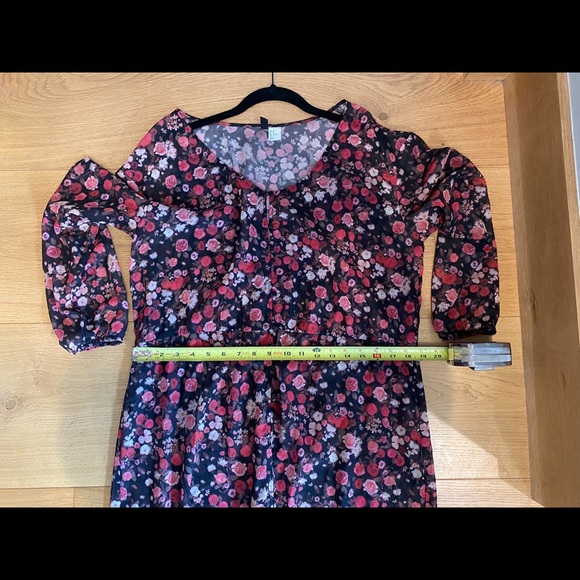 H&M Sheer Floral Maxi Dress - Picture 9 of 13